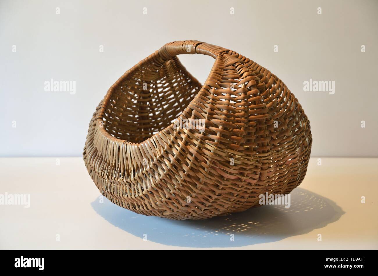 Leere Picknickkorb Stockfoto