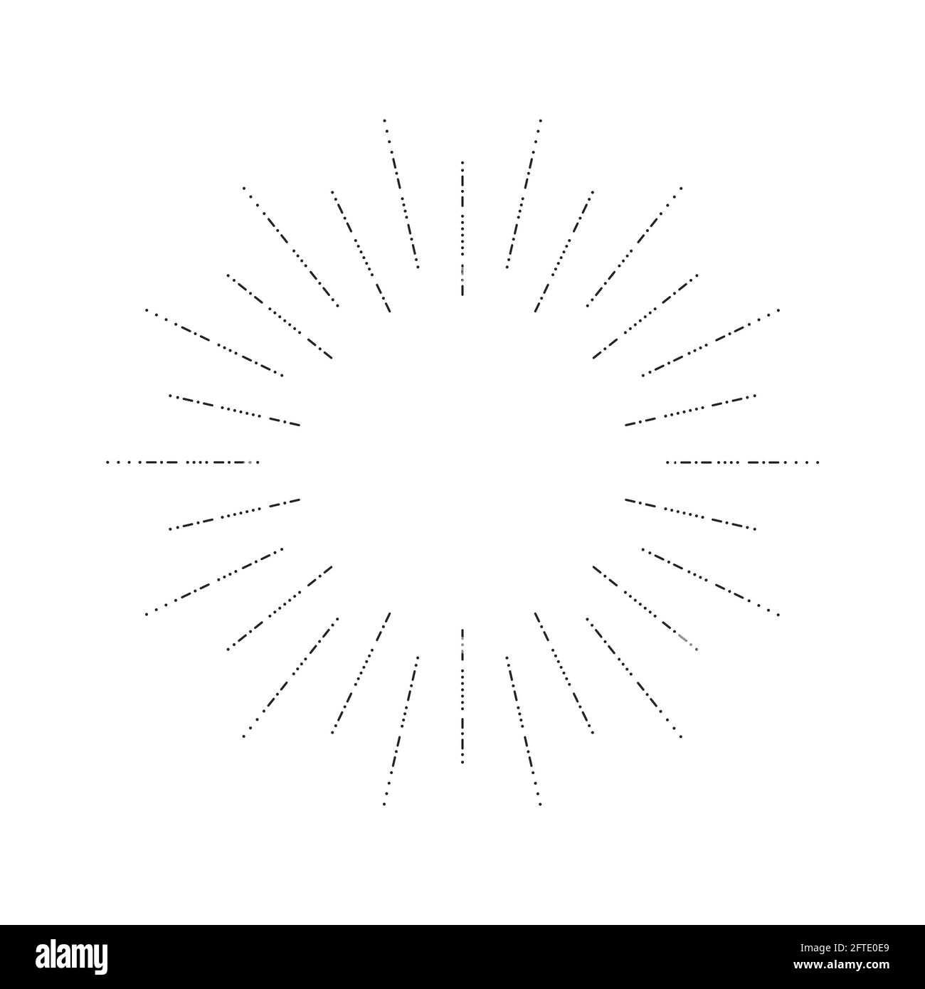 Rahmen für Lichtstrahlen. Glanz platzen Hintergrund. Strahlender Funke. Vektorgrafik. Sonnenstrahl Sonnenstrahl Hintergrund. Stock Vektor