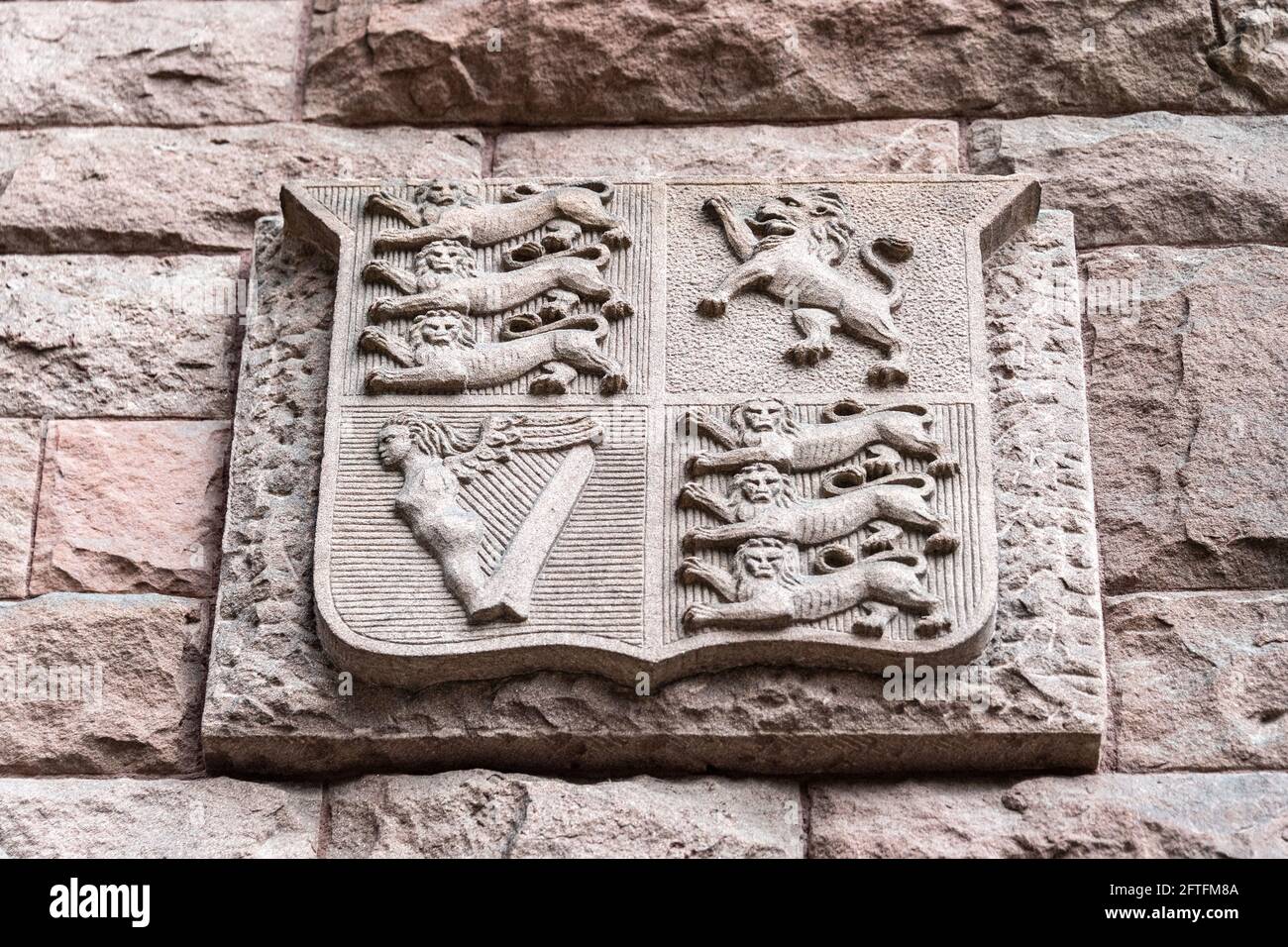 Architektur der St. George’s Hall im Kolonialstil, erbaut 1891 (heute The Arts and Letters Club). Die National Historic Site befindet sich in Elm Stre Stockfoto