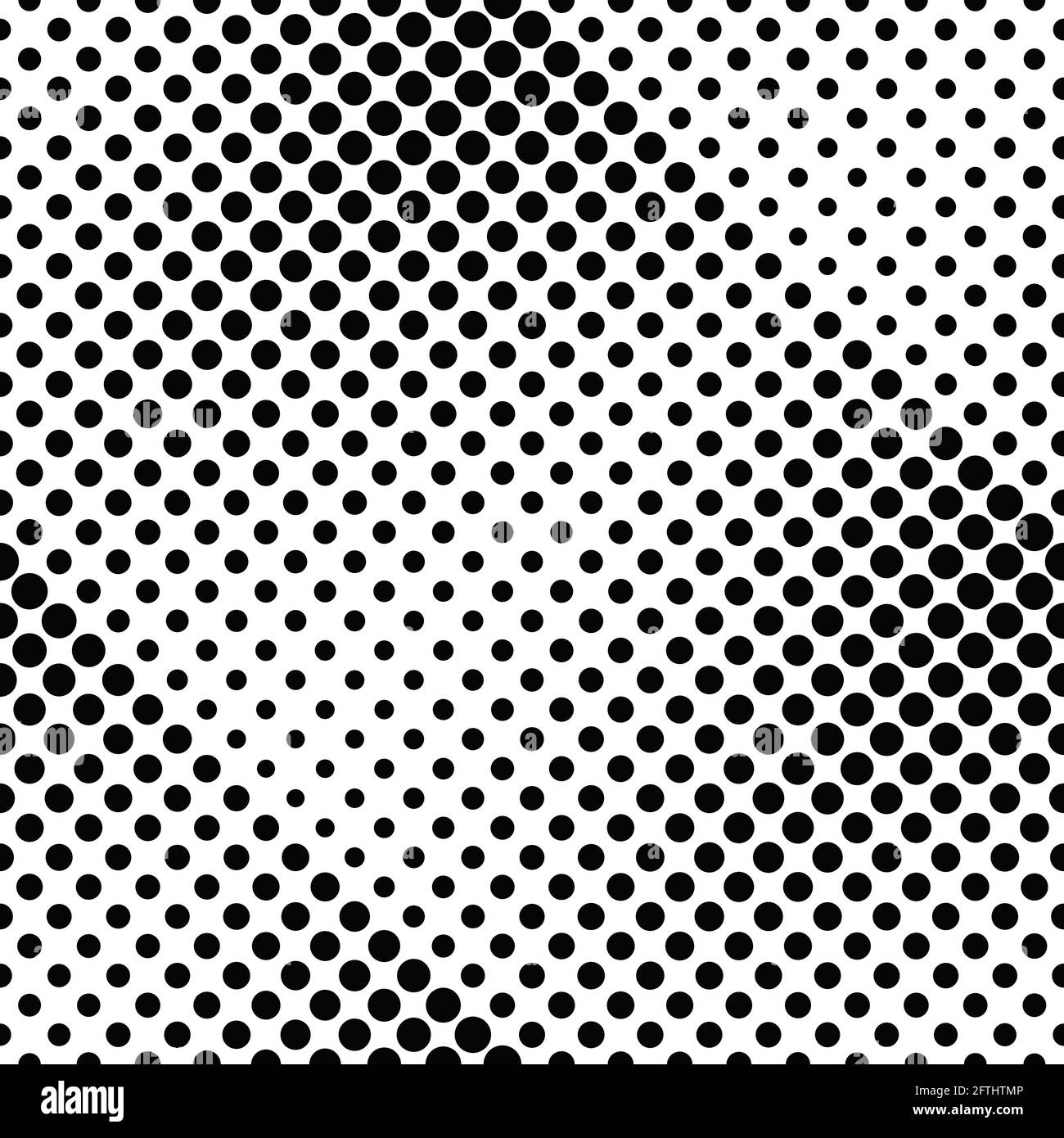 Monochrome Kreis Muster Hintergrund Design - abstract Vector Graphic Stock Vektor
