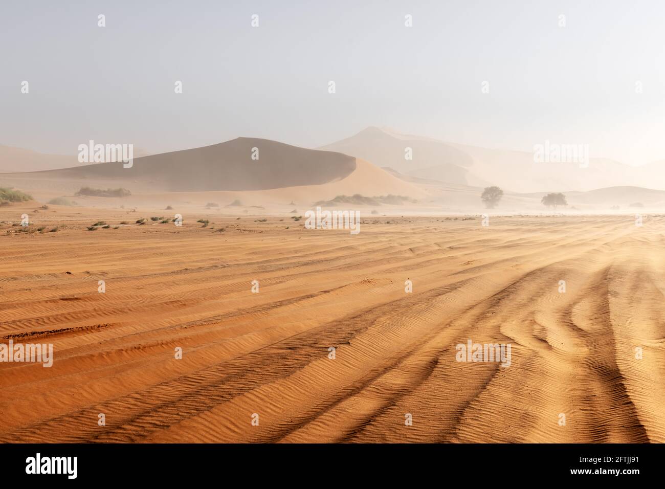 Sossusvlei in der Namib-Wüste Namibias Stockfoto