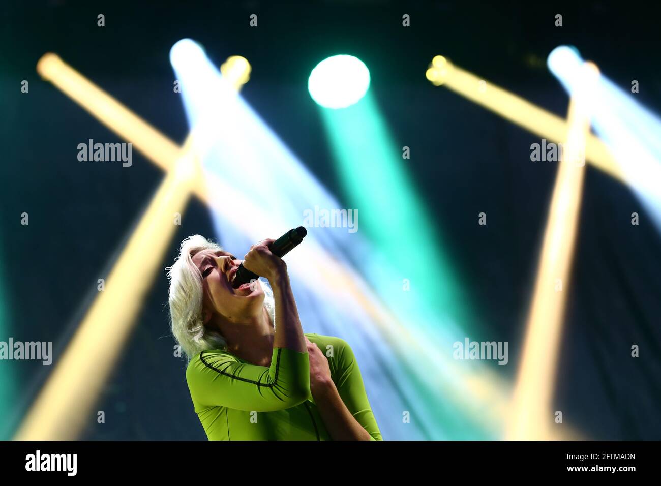 Veronica Maggio beim Bråvalla Festival, Norrköping, Schweden. Stockfoto