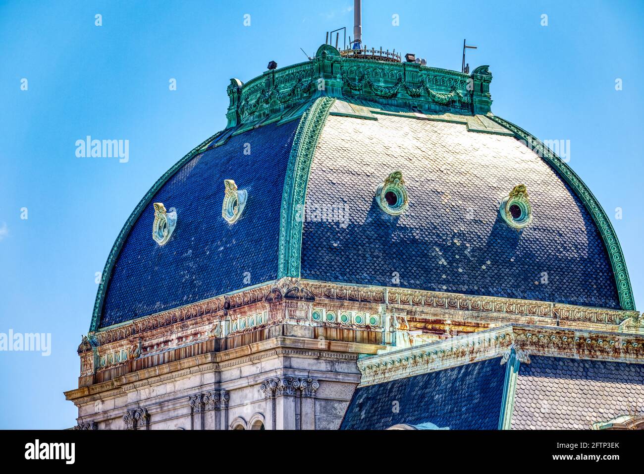 Providence City Hall / 25 Dorrance Street Stockfoto