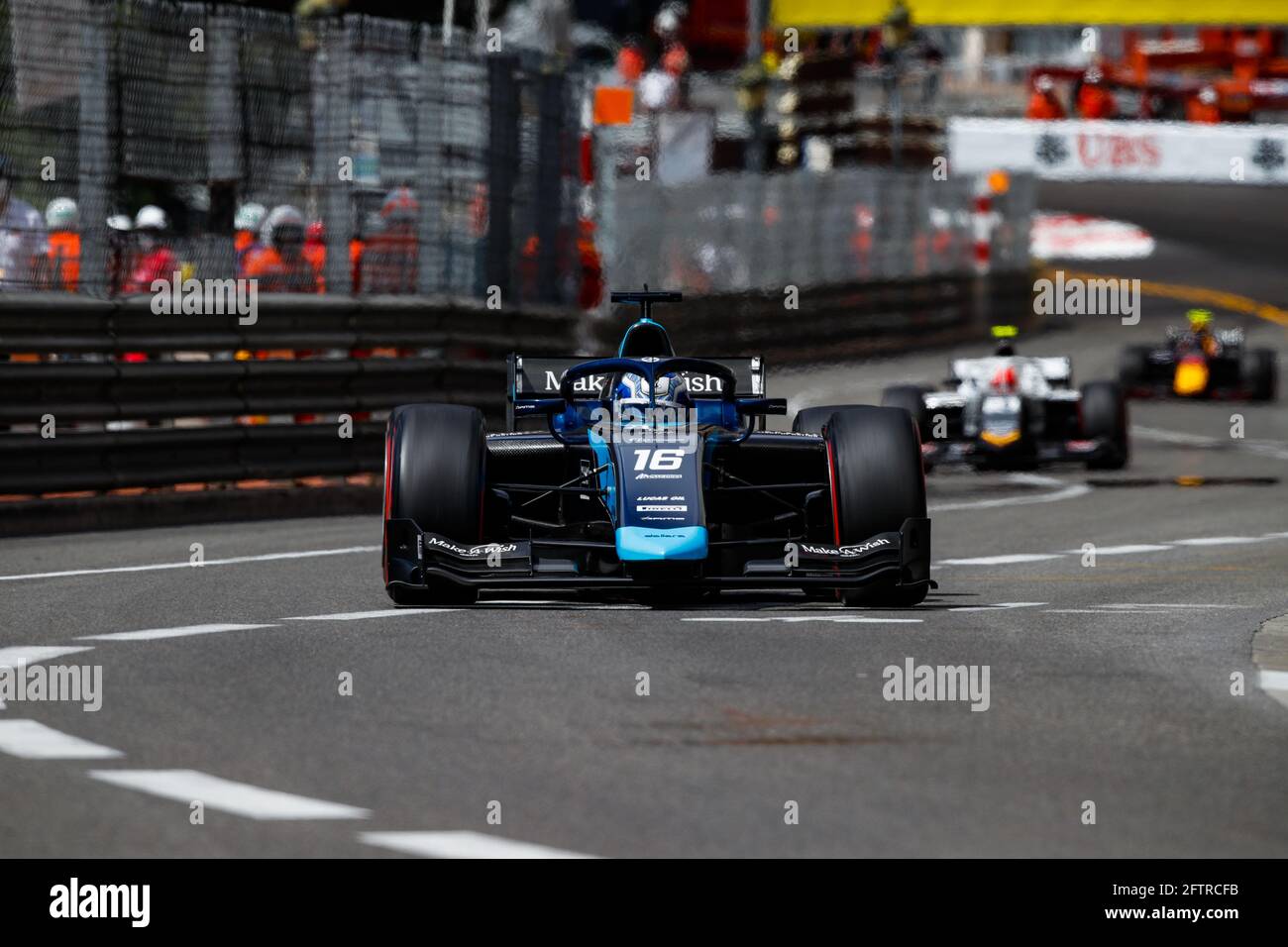 16 Nissany Roy (isr), DAMS, Dallara F2, Aktion während der FIA Formel 2-Meisterschaft 2021 in Monaco vom 21. Bis 23. Mai - Foto Florent Gooden / DPPI Stockfoto