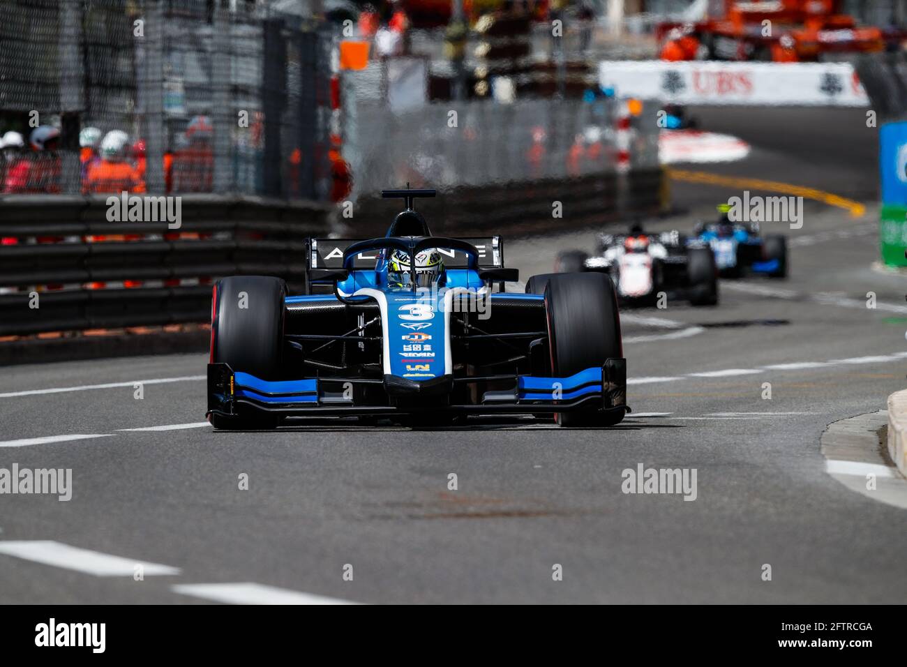 03 Zhou Guanyu (chn), UNI-Virtuosi Racing, Dallara F2, Action während der FIA Formel 2-Meisterschaft 2021 in Monaco vom 21. Bis 23. Mai - Foto Florent Gooden / DPPI Stockfoto