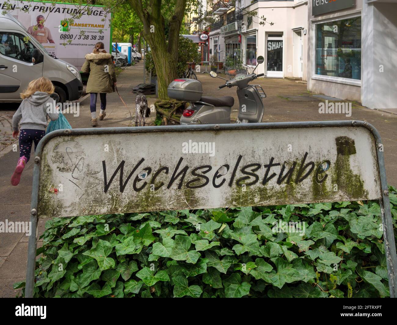 Wechselstube - Second Hand Wear, Eppendorfer Weg 273 in Hamburg-Hoheluft-Ost, Deutschland, Europa Stockfoto