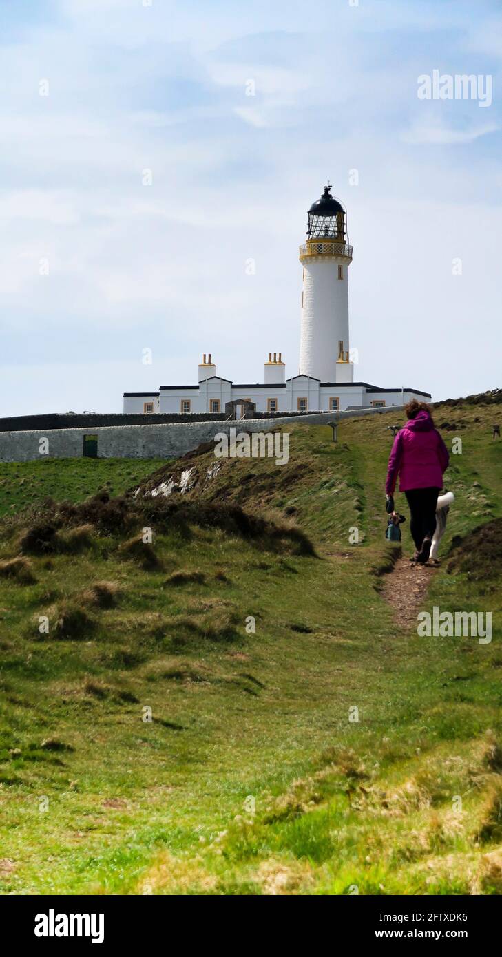 Mull of Galloway Leuchtturm Stockfoto