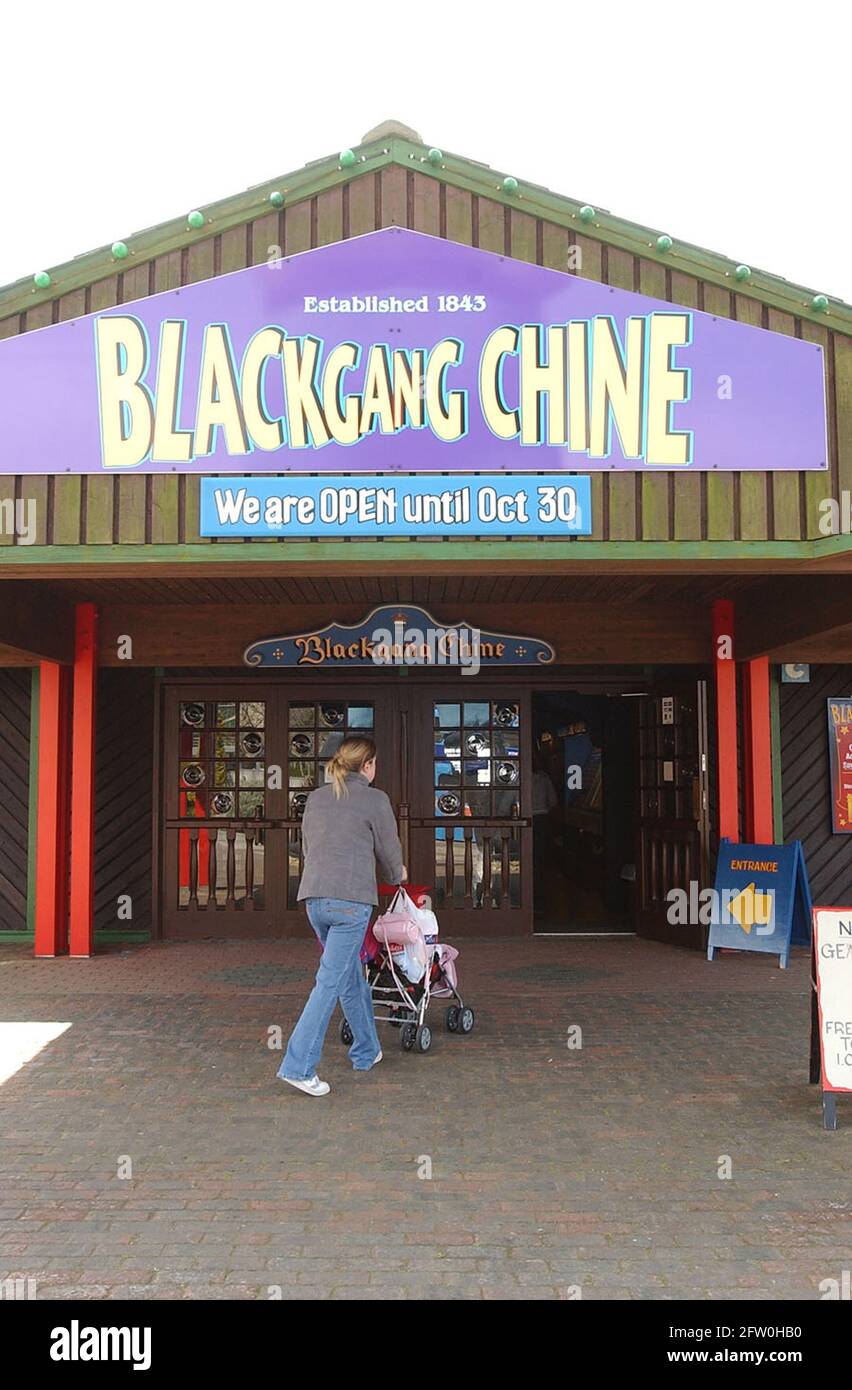 BLACKGANG CHINE, ISLE OF WIGHT, 2005 PIC MIKE WALKER 2005 Stockfoto