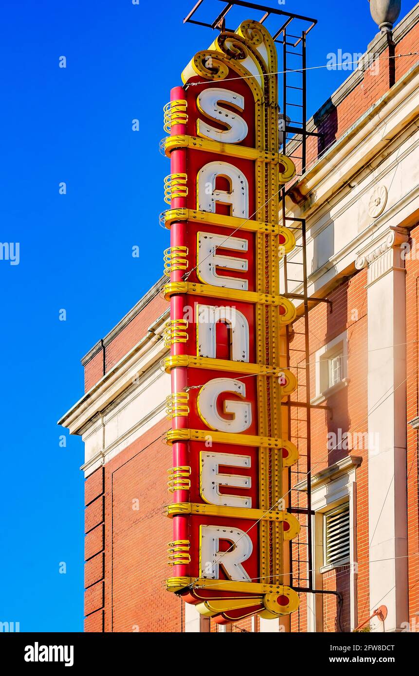 Das Saenger Theater ist am 8. Mai 2021 in Biloxi, Mississippi