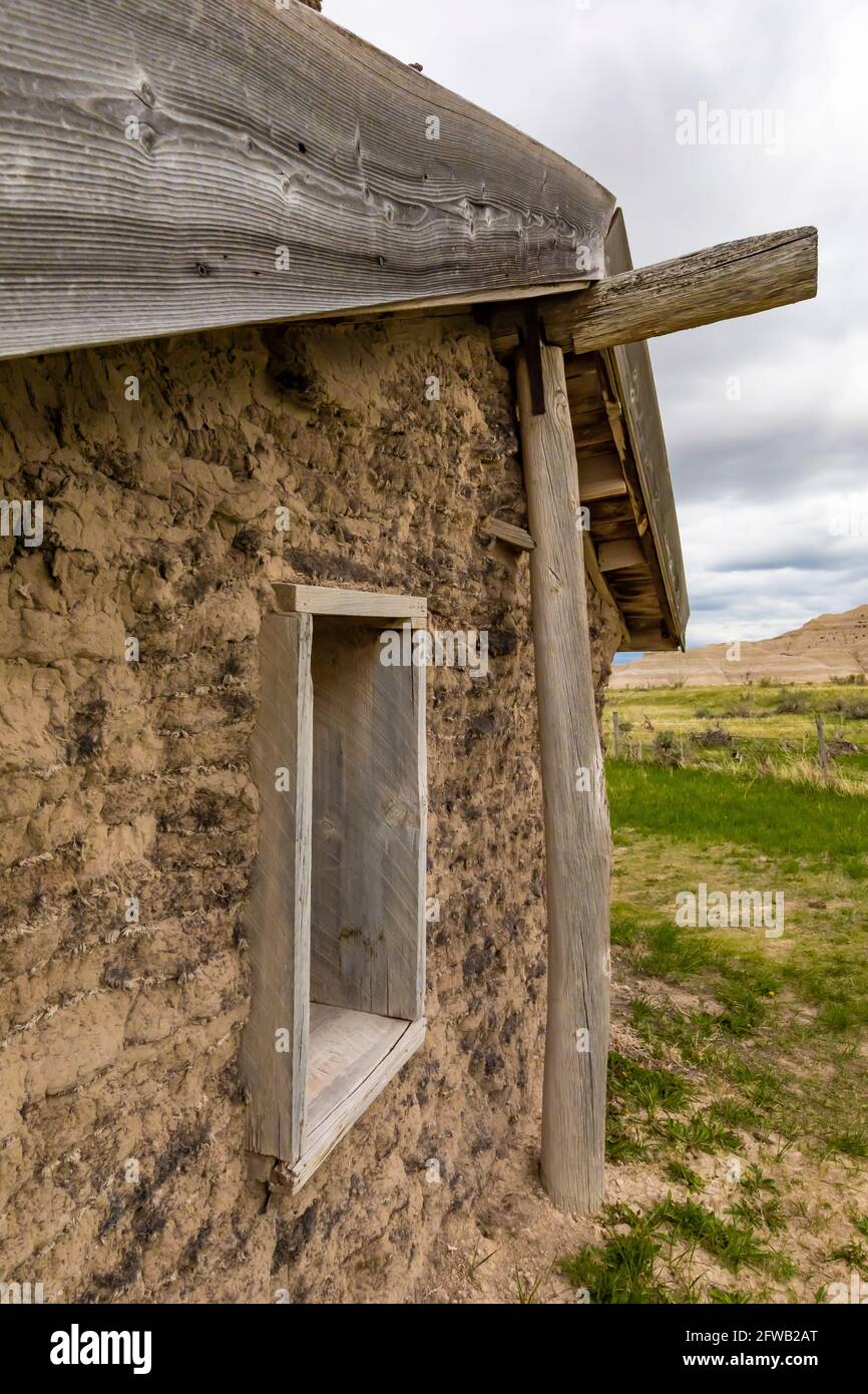 SODHaus, das 1984 vom Nebraska National Forest im Toadstool Geologic