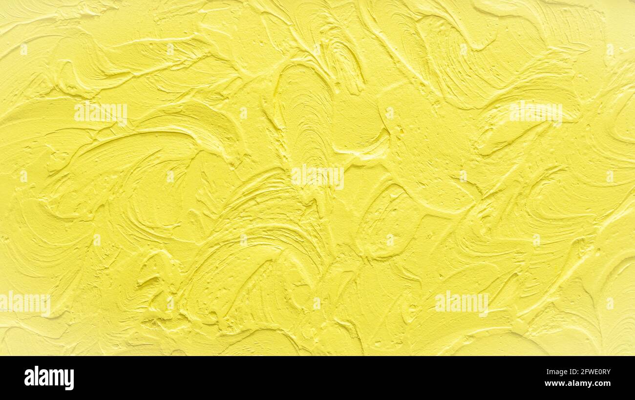 Textur gelbe Farbe mit einem Muster aus Streifen. Hintergrund für verschiedene Zwecke. Stockfoto