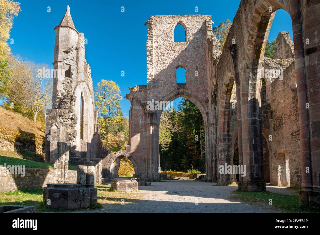 Die Klosterruine Allerheiligen Allerheiligen in der Nähe von Oppenau, Schwarzwald, Baden-Württemberg, Deutschland Stockfoto