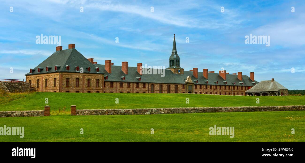 Festung in Louisburg, Nova Scotia, Kanada Stockfoto