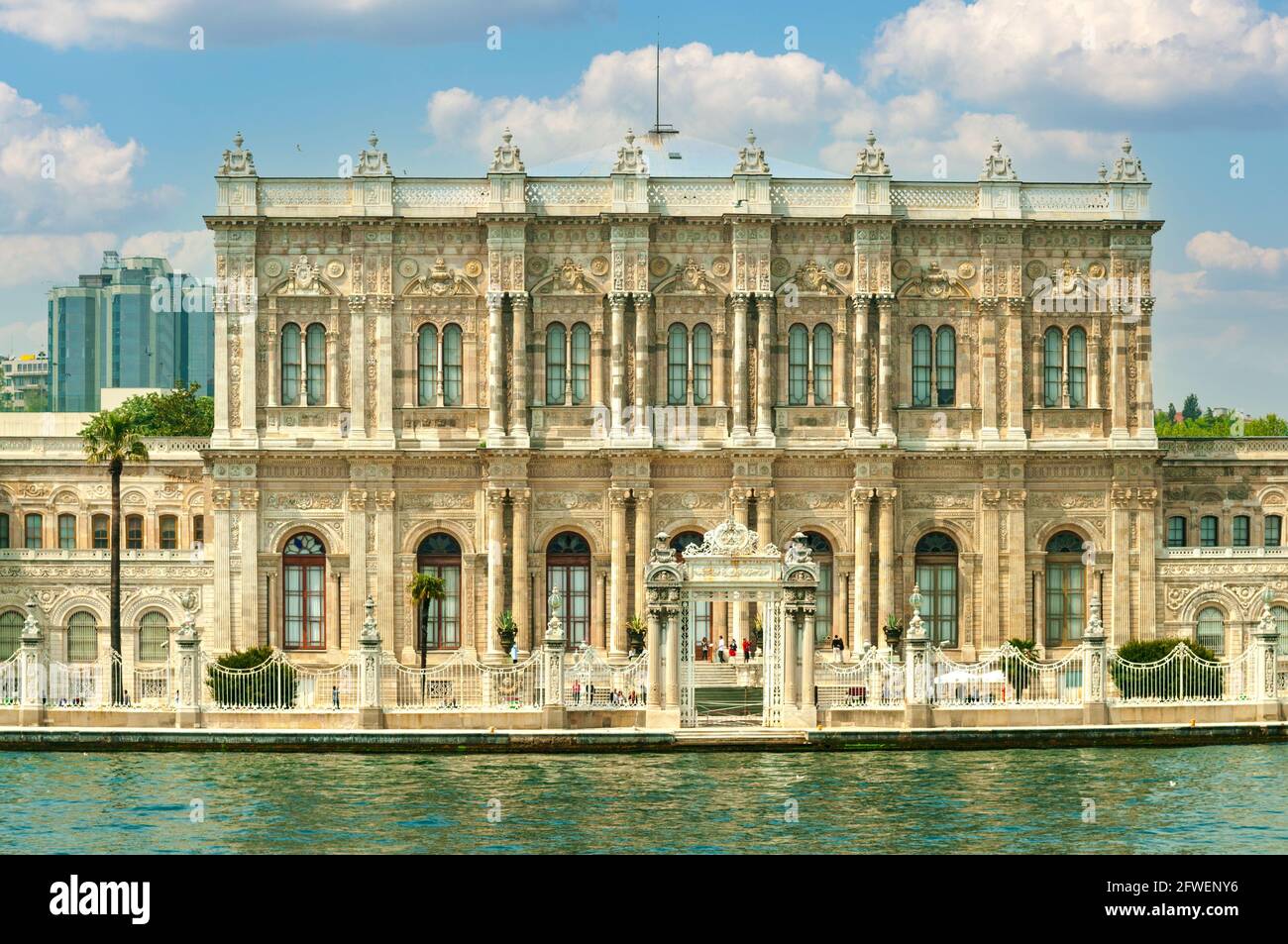 Dolmabahce Palast, Istanbul, Türkei Stockfoto