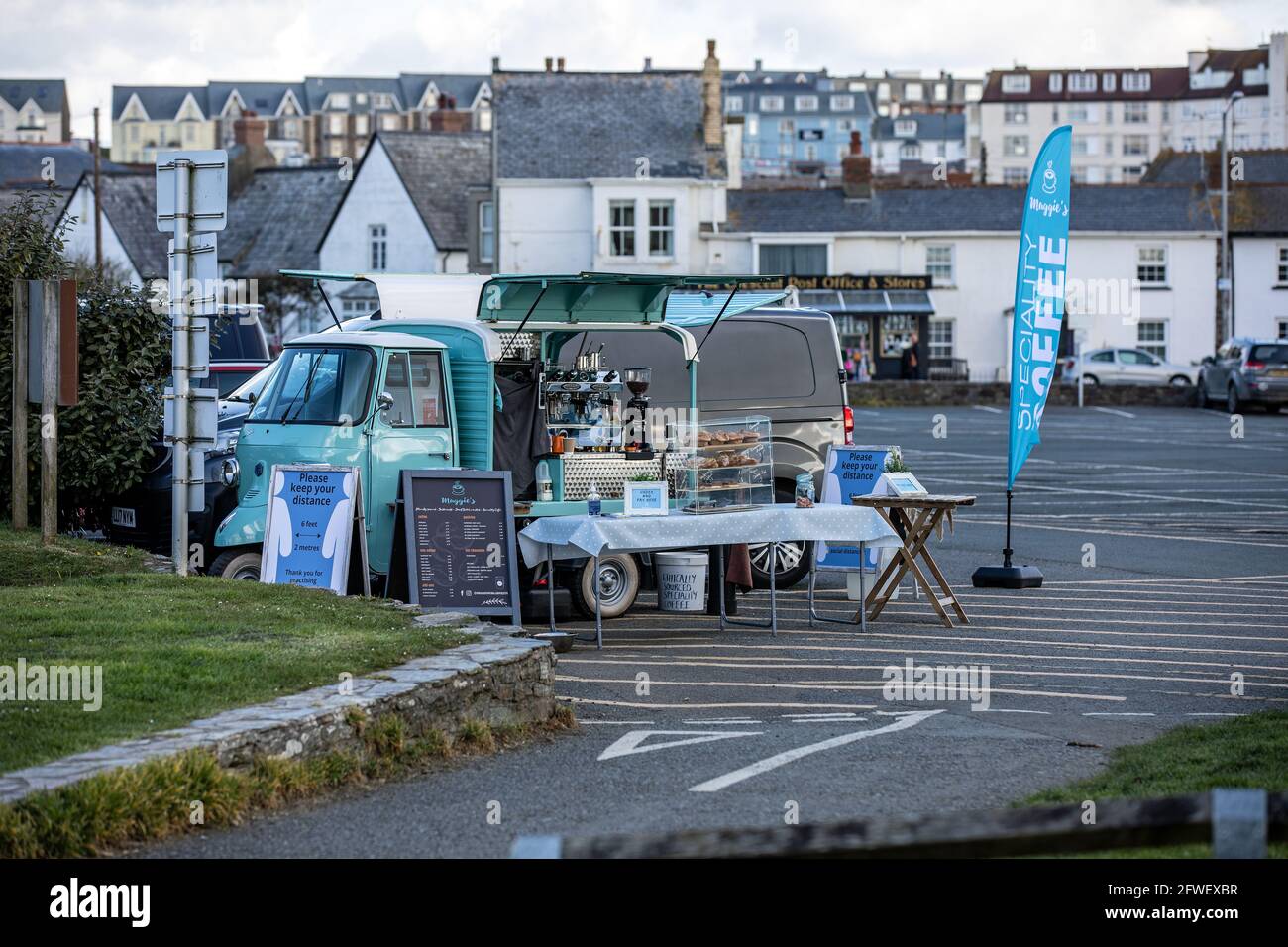 Open-Air-Café Stockfoto