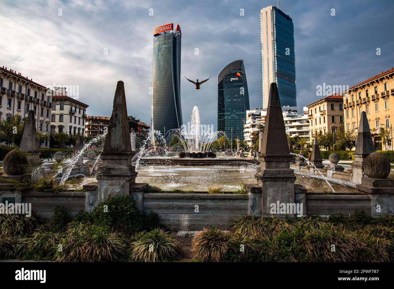 Milano City Life 2021 Foto von Milan City Life Stockfoto