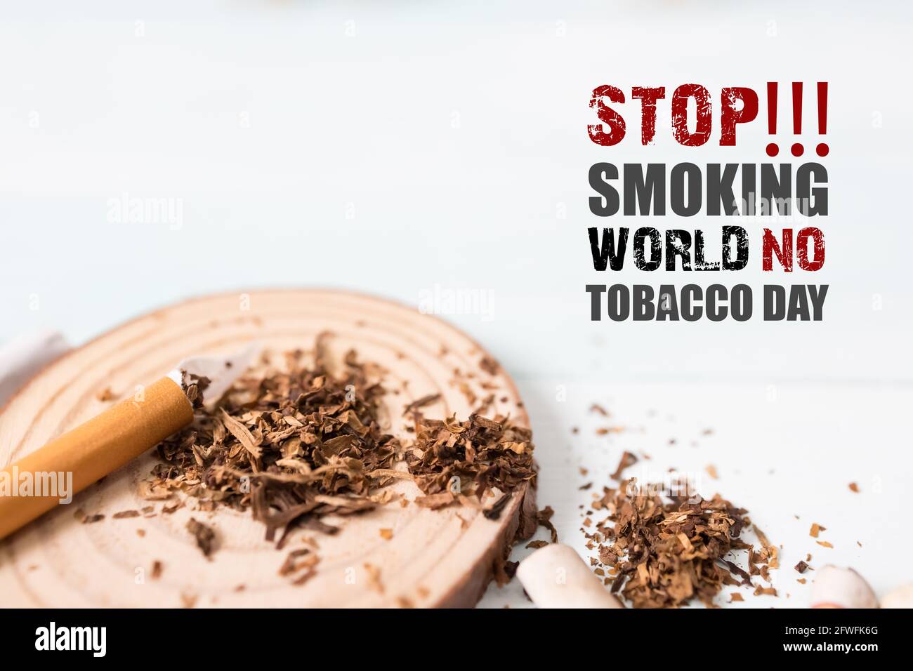 Drogen zerstören Familienkonzept. Beenden Sie das Rauchen für ein Leben auf Welt No Tobacco Tag Konzept. Welt kein Tabaktag. Stockfoto Drogen zerstören Familienkonzept. Beenden Sie das Rauchen für ein Leben auf Welt No Tobacco Tag Konzept. Welt kein Tabaktag. Stockfoto