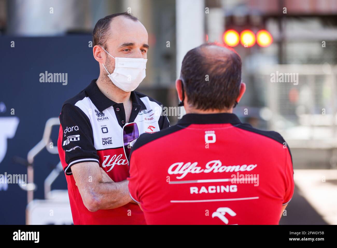 KUBICA Robert (pol), Reservefahrer von Alfa Romeo Racing ORLEN, Portrait während der Formel 1-Weltmeisterschaft 2021, großer Preis von Monaco vom 20. Bis 23. Mai in Monaco - Foto Antonin Vincent / DPPI Stockfoto