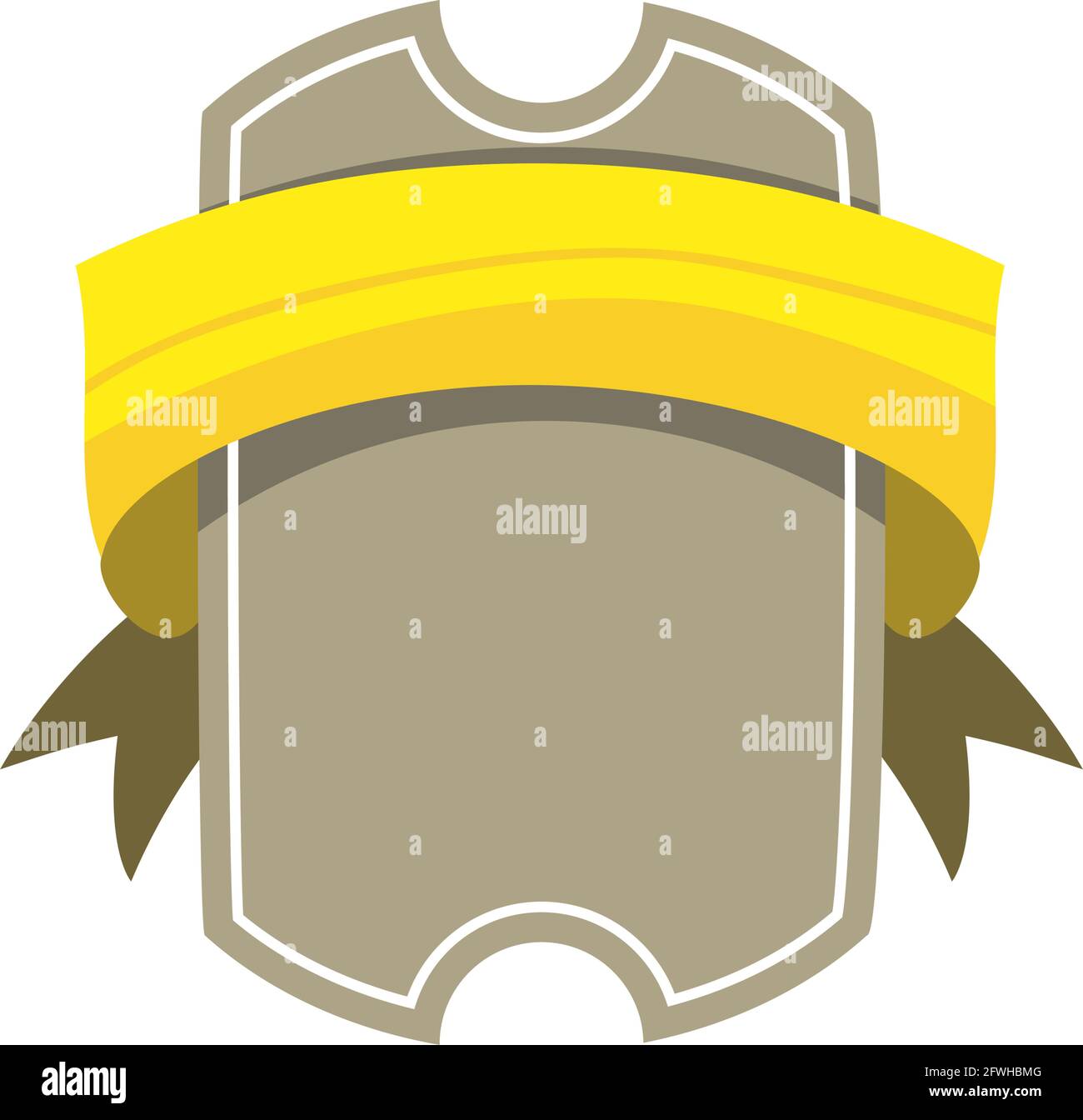 Schablone für Etikettenband Stock Vektor
