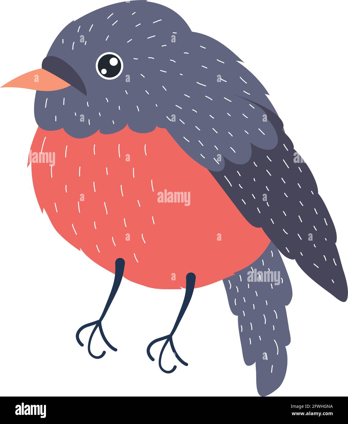 goldfinch Vogelart Tiercharakter Stock Vektor