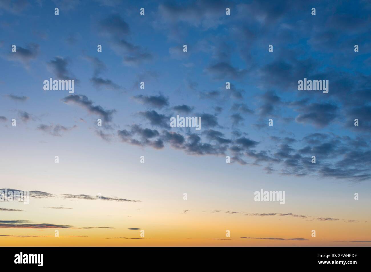 Himmel von Croydon Stockfoto