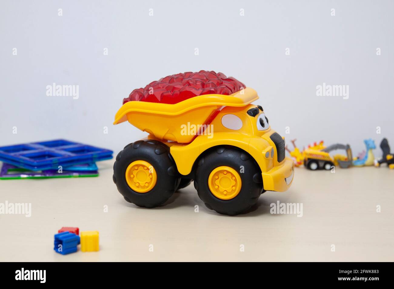 Baby gelbe Kipper Spielzeug. Stockfoto