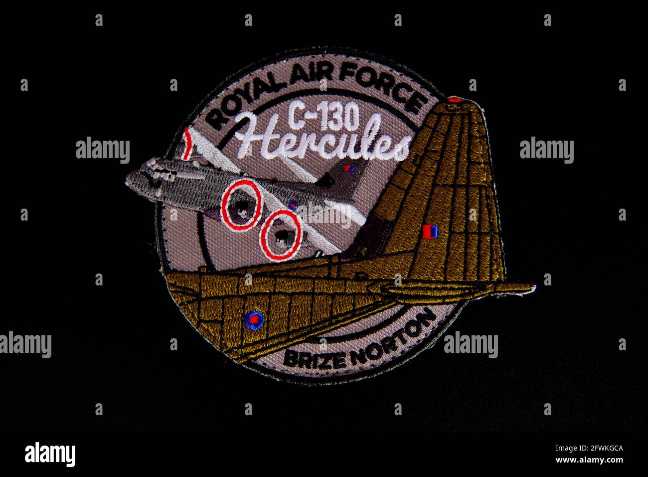 Royal Air Force Brize Norton - C-130 Hercules Patch Stockfoto
