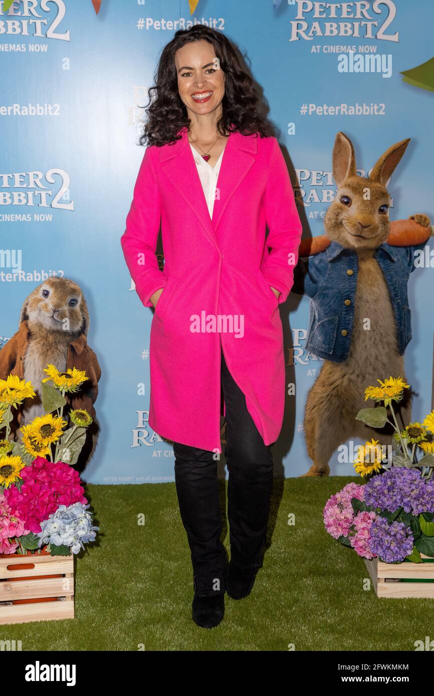 London, Großbritannien. Mai 2021. Sally Wood nimmt an der britischen Gala-Vorführung von „Peter Rabbit 2: The Runaway“ im Picturehaus Central in Piccadilly Teil. (Foto: Phil Lewis/SOPA Images/Sipa USA) Quelle: SIPA USA/Alamy Live News Stockfoto