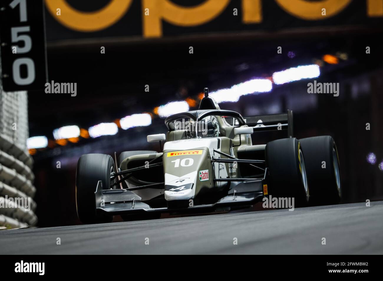 10 DAVID Hadrien, R-ace GP, Action während der 3. Runde der Formel-Regional-Europameisterschaft 2021 von Alpine in Monaco, vom 21. Bis 23. Mai 2021 - Foto Antonin Vincent / DPPI / LiveMedia Stockfoto