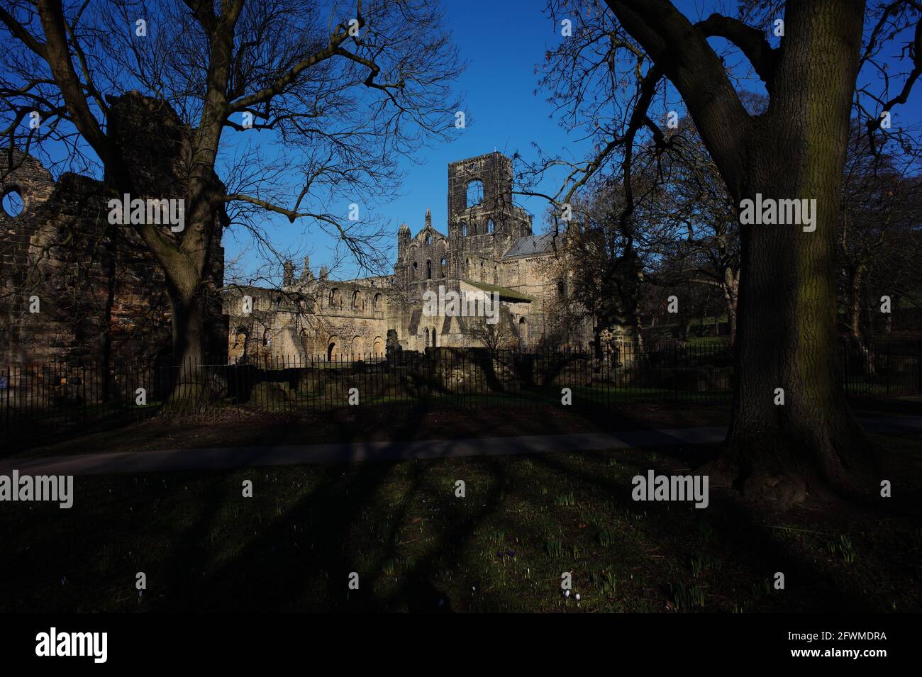 Kirkstall Abbey , Leeds , UK Stockfoto