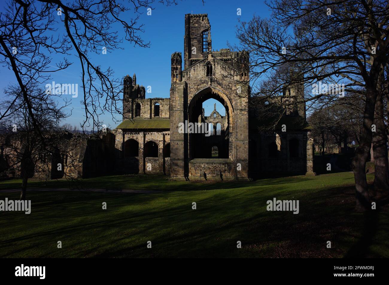 Kirkstall Abbey , Leeds , UK Stockfoto