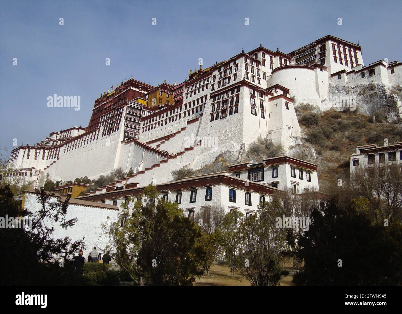 Potala-Palast in Lhasa-Tibet Stockfoto