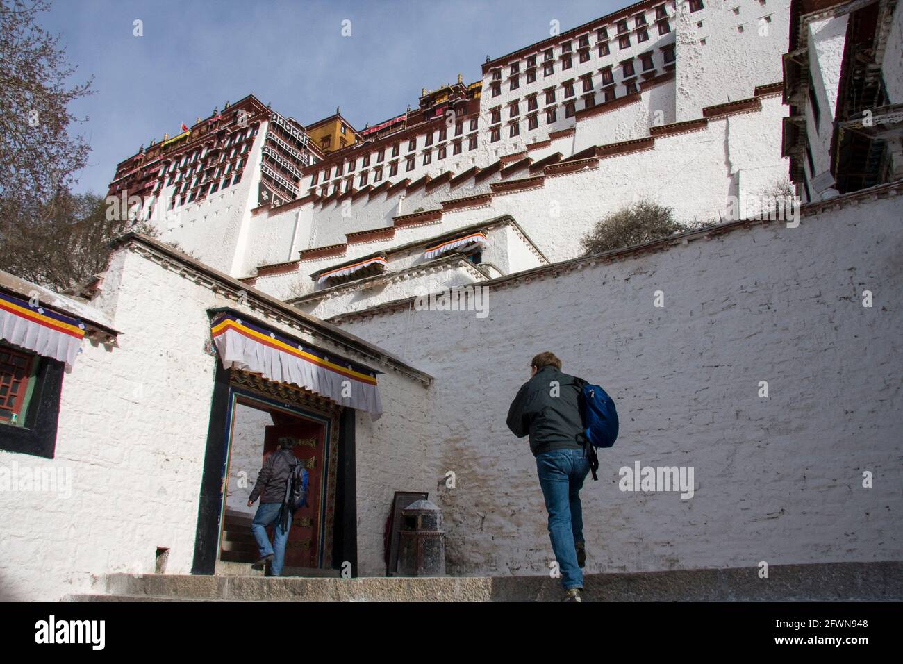 Potala-Palast in Lhasa-Tibet Stockfoto