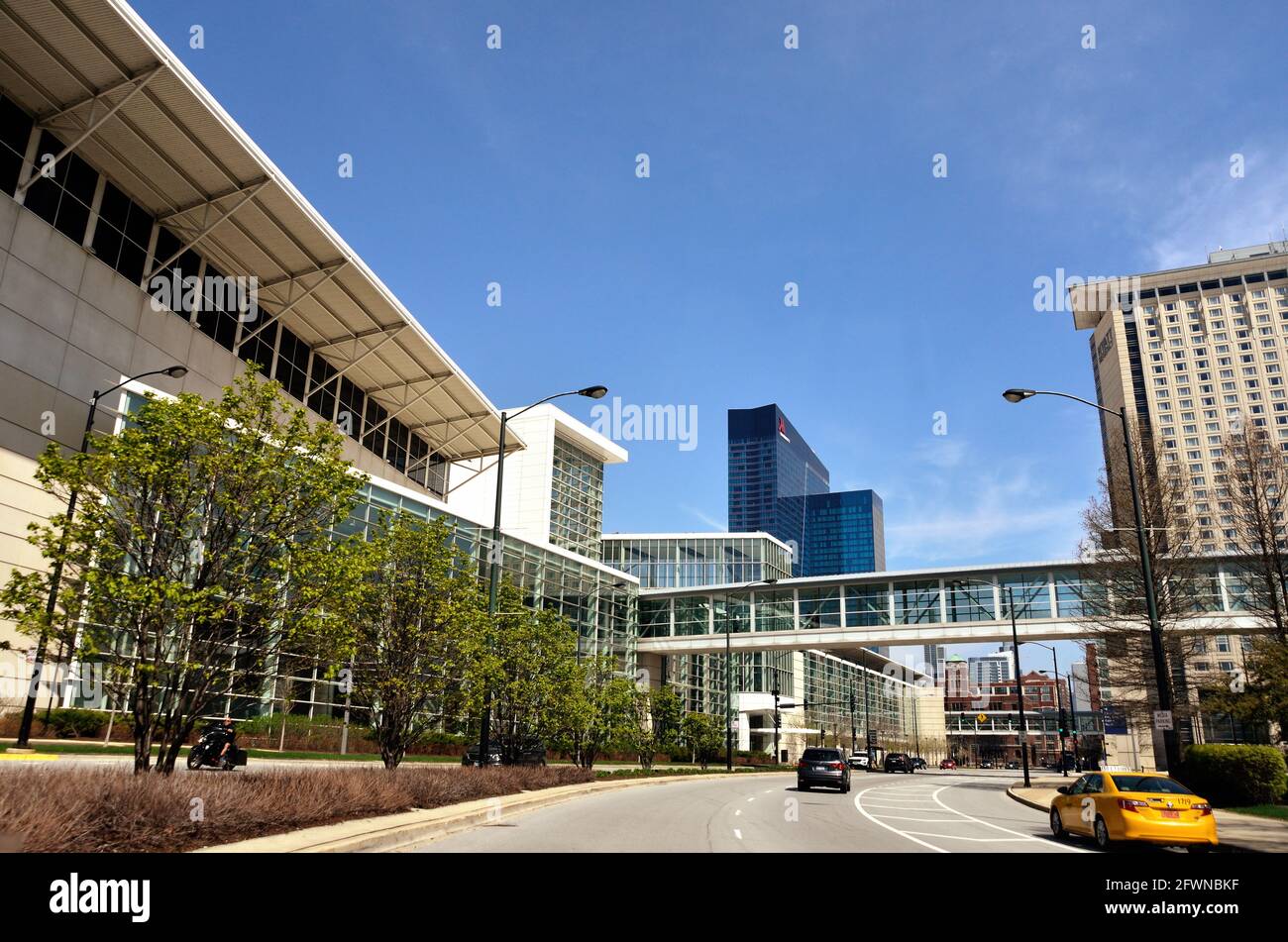 Chicago, Illinois, USA. Ein Teil des McCormick Place Komplexes auf der nahen Südseite der Stadt. Stockfoto