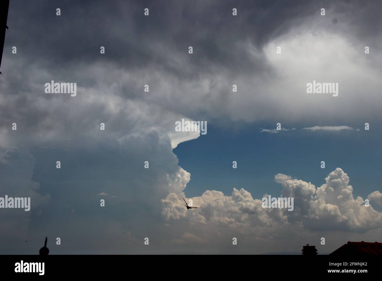 Cielo nuvoloso Stockfoto
