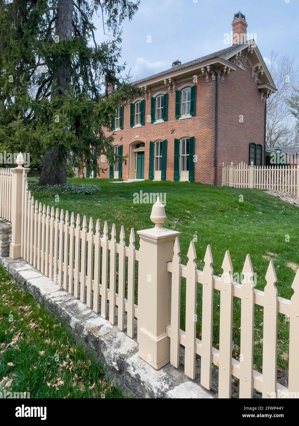 Oakes-Wood House in Iowa City, Iowa Stockfoto