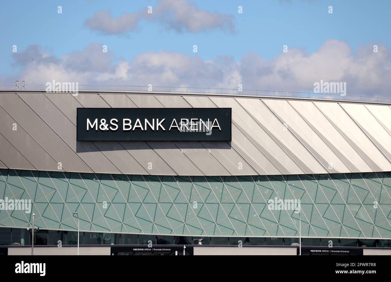 M & S Bank Arena am Kings Dock in Liverpool Stockfoto