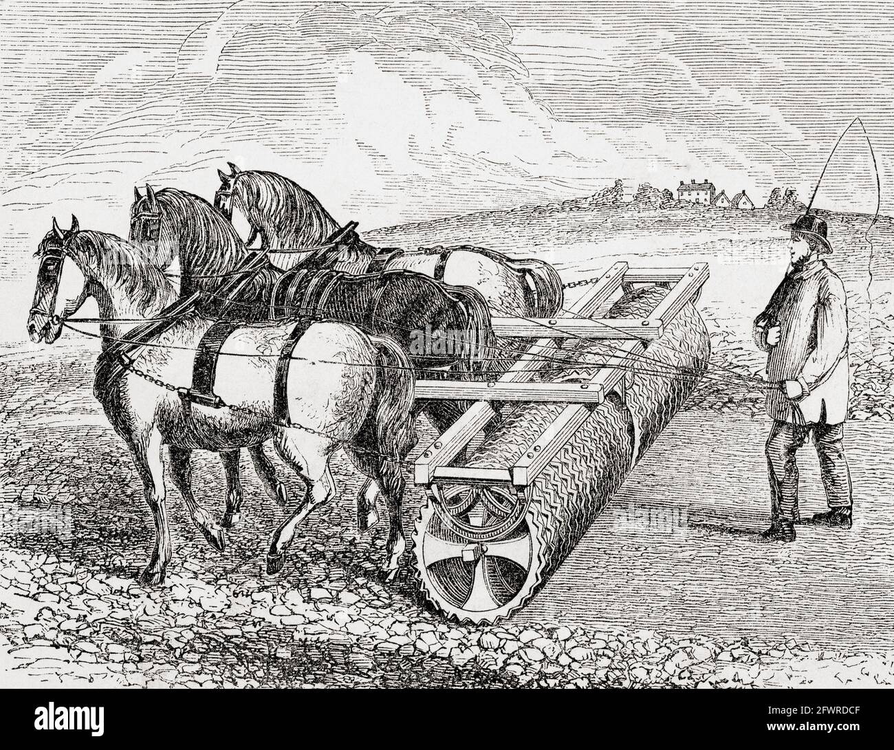 Kreuzbrecher mit Gelenk. Aus EINER prägnanten Geschichte der Internationalen Ausstellung von 1862, veröffentlicht 1862. Stockfoto