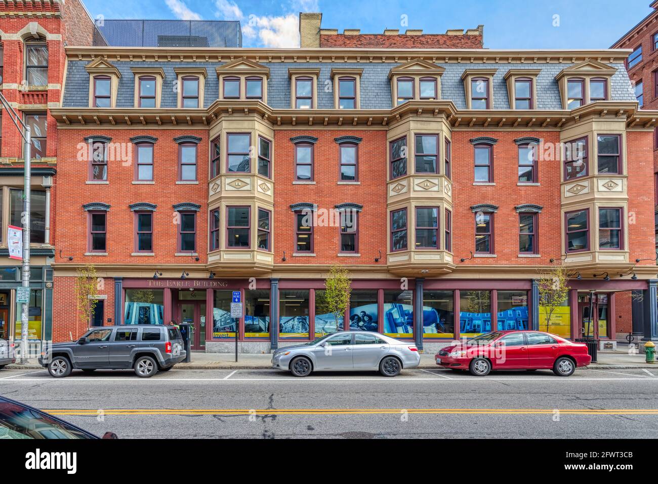 Earle Building / 38 - 52 Washington Street Stockfoto