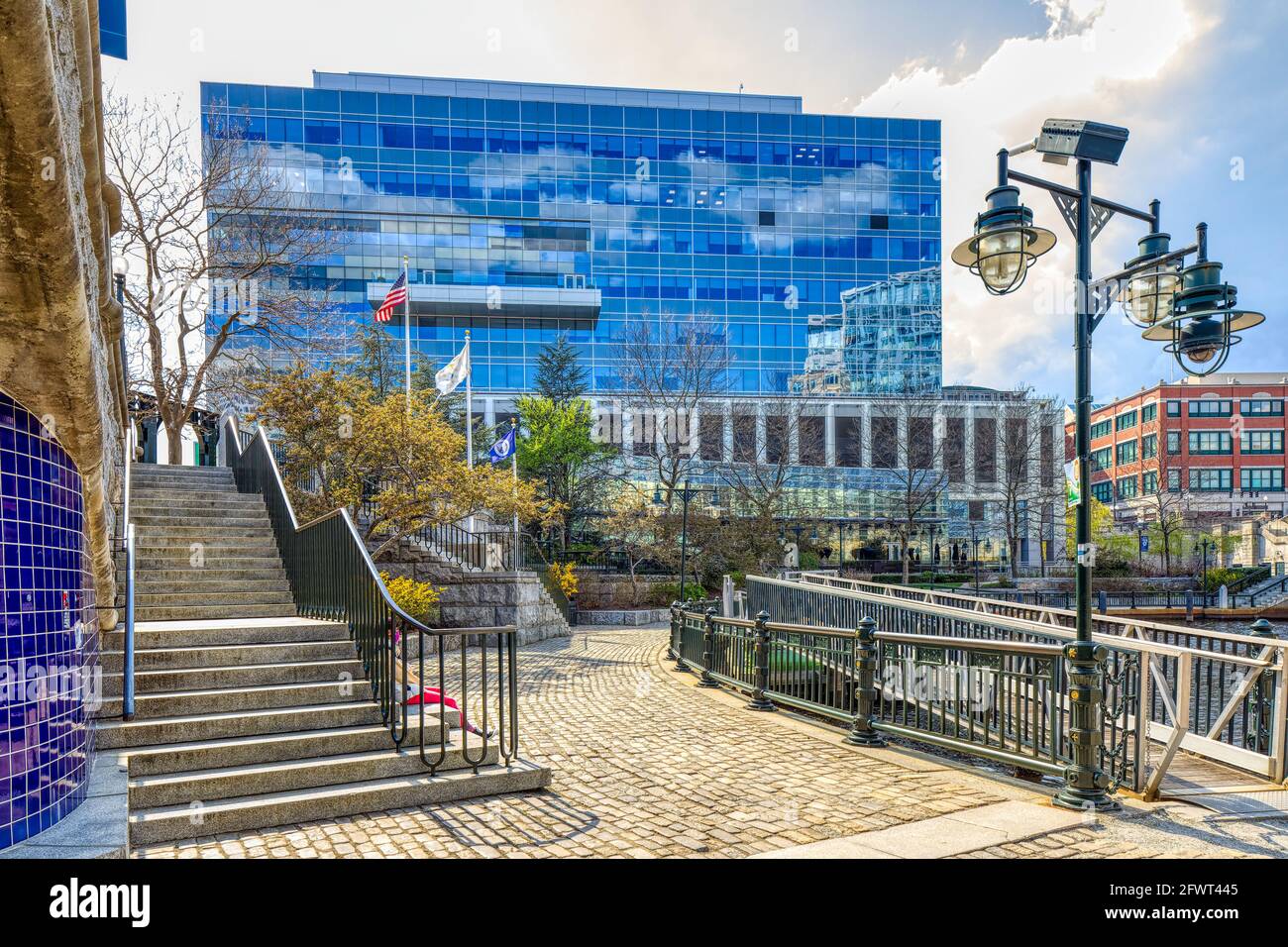 IGT Centre / GTECH Centre / 10 Memorial Boulevard / 69 Francis Street Stockfoto