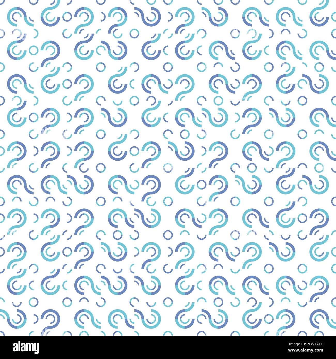 Hintergrund mit abstraktem Muster. Stoff Ornament Vektor-Illustration. Kreisförmige Formen mit textiler Geometrie. Stock Vektor