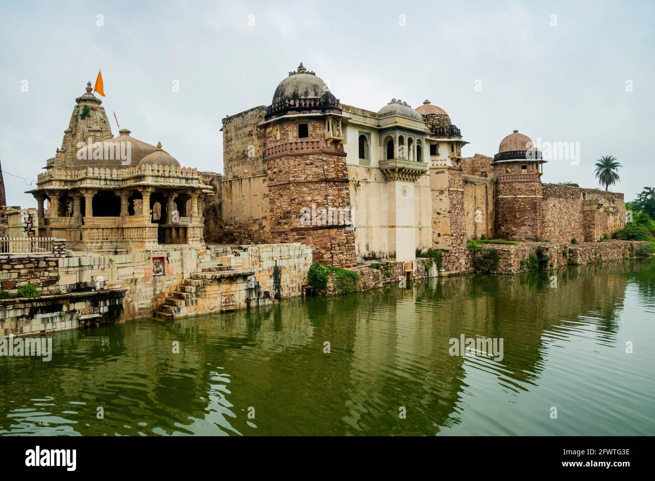 Verschiedene Ansichten des Cittorgarh Fort Stockfoto