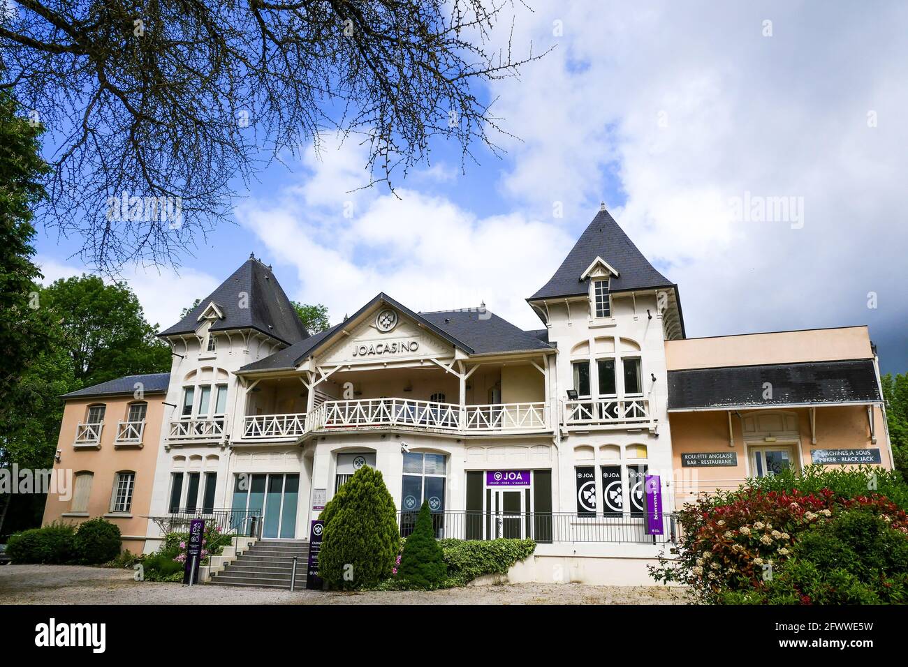 Casino, Santenay, Burgund, Region Bourgogne-Franche-Comté, Frankreich Stockfoto