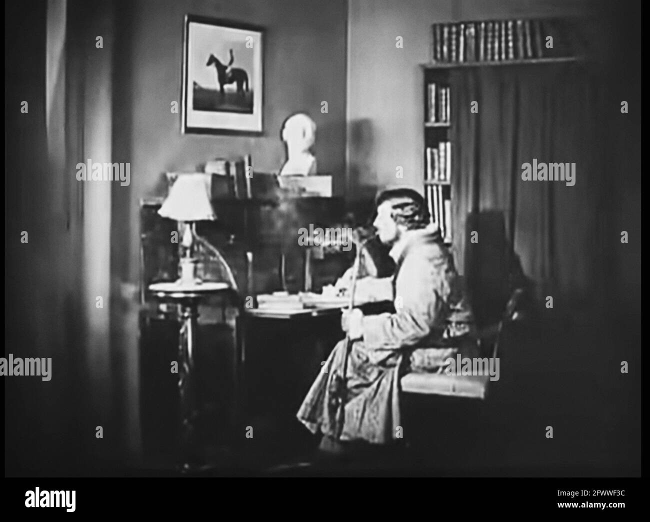 Vintage Screenshot von F W Murnaus Nosferatu Stockfoto