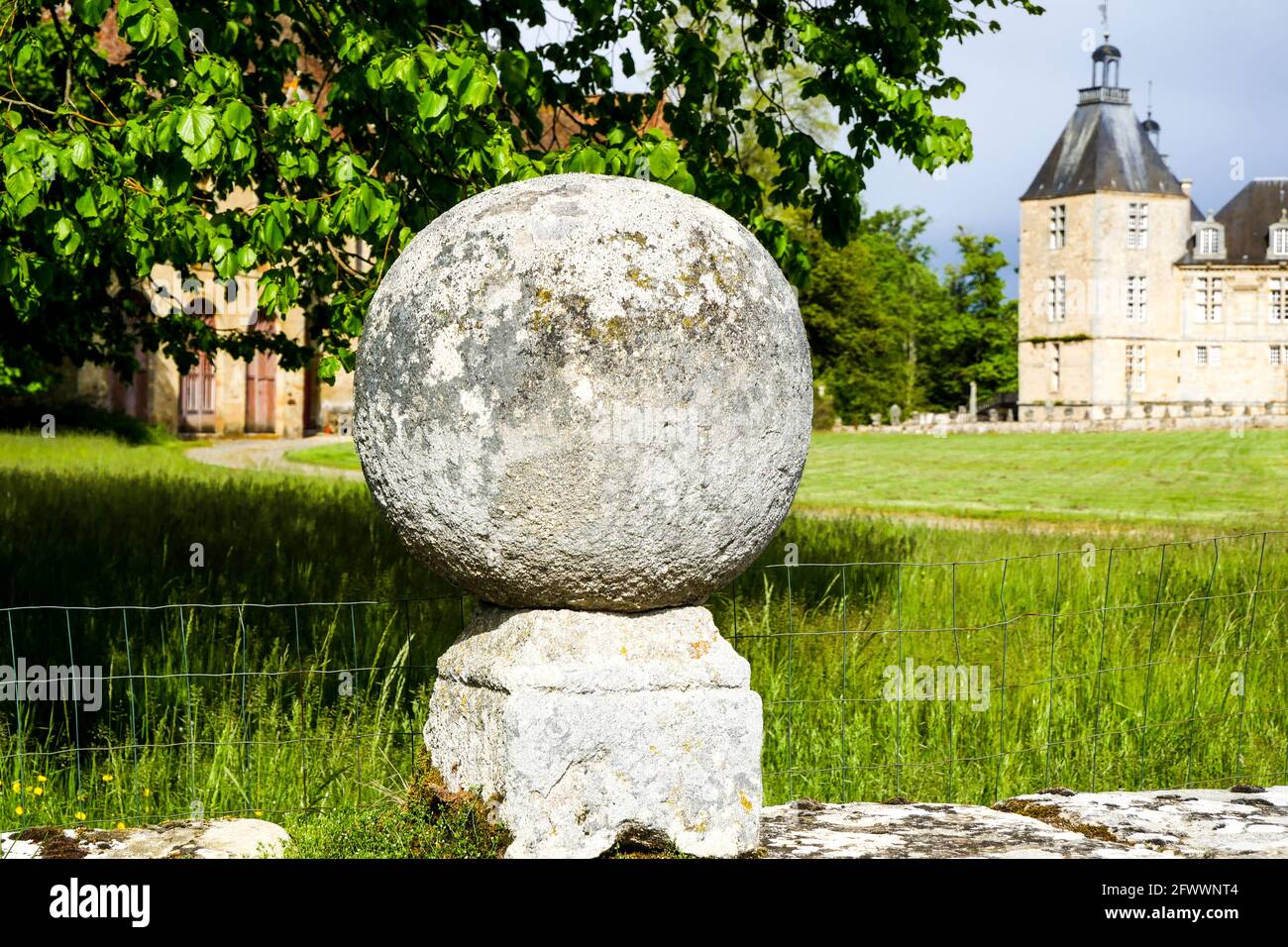 Schloss Mac Mahon, Sully, Burgund, Region Bourgogne-Franche-Comté, Frankreich Stockfoto