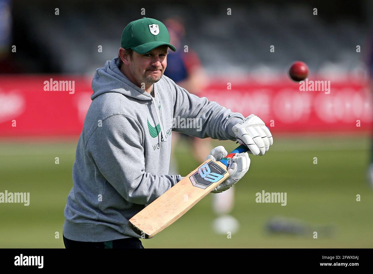 Worcestershire erster Teamtrainer Alex Gidman während Essex CCC gegen Worcestershire CCC, LV Insurance County Championship Group 1 Cricket im Cloudfm Co Stockfoto