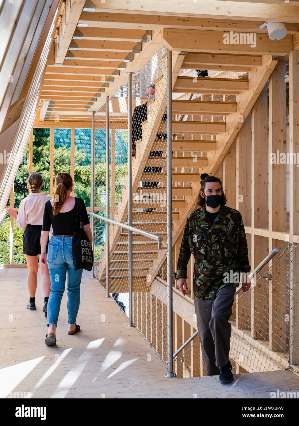 USA Pavilion. 17. Architekturbiennale Venedig, Venedig, Italien. Architekt: Verschiedene, 2021. Stockfoto