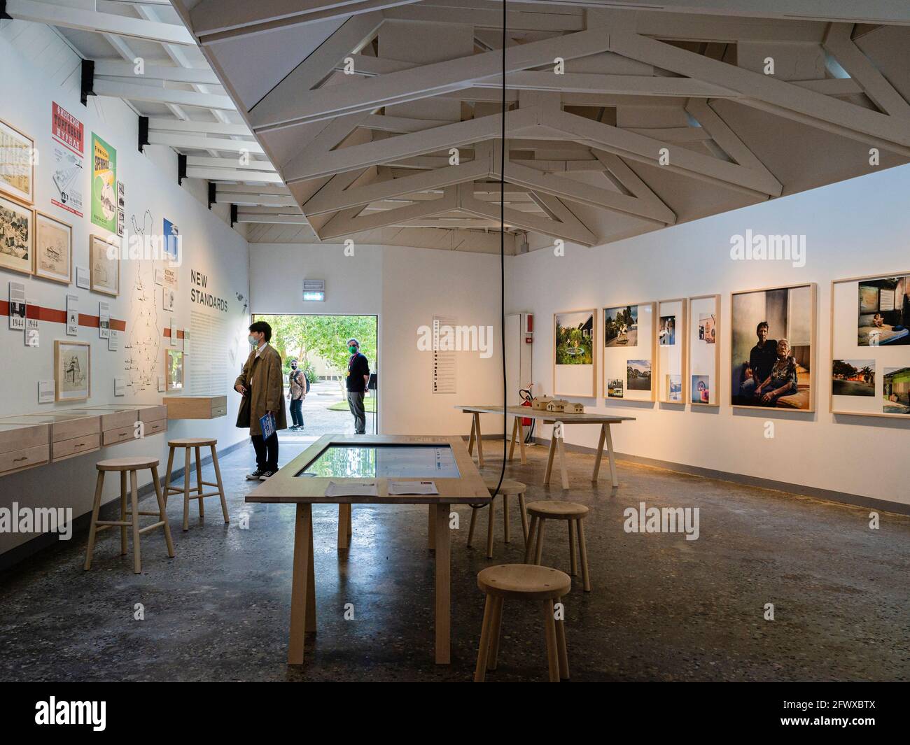 Finnischer Pavillon. 17. Architekturbiennale Venedig, Venedig, Italien. Architekt: Verschiedene, 2021. Stockfoto