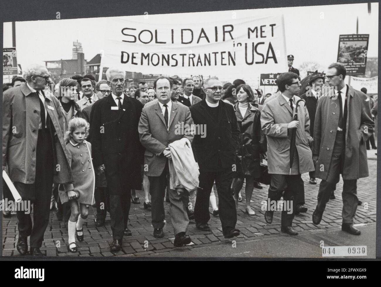 Protest gegen den Vietnamkrieg, 21. Oktober 1967, Demonstrationen, Kriege, Niederlande, Presseagentur des 20. Jahrhunderts, Foto, zu erinnerende Nachrichten, Dokumentation, Stockfoto