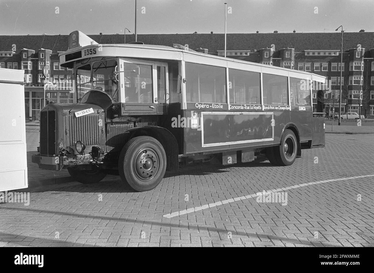 Alter französischer Autobus, 1. März 1967, Autobusse, Niederlande, 20. Jahrhundert Presseagentur Foto, Nachrichten zu erinnern, Dokumentarfilm, historische Fotografie 19 Stockfoto